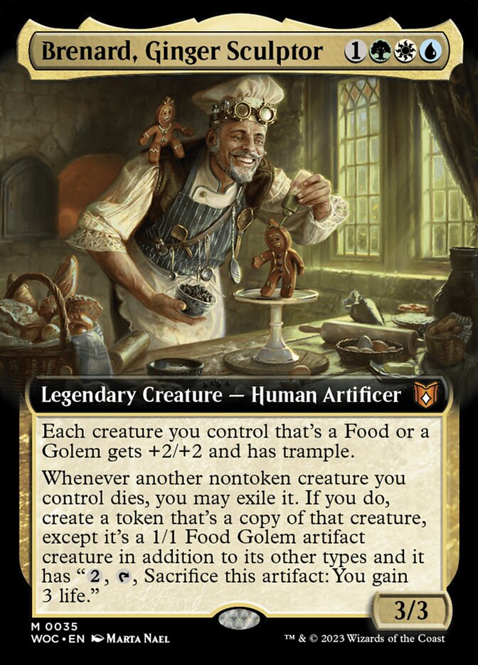 Brenard, Ginger Sculptor - Foil -  Extended Art