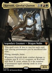 Korvold, Gleeful Glutton -  Extended Art