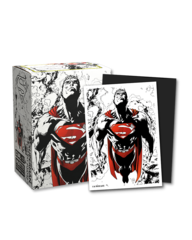 Dragon Shield - Superman Core (Red/White) - Dual Art Sleeves - Standard Size