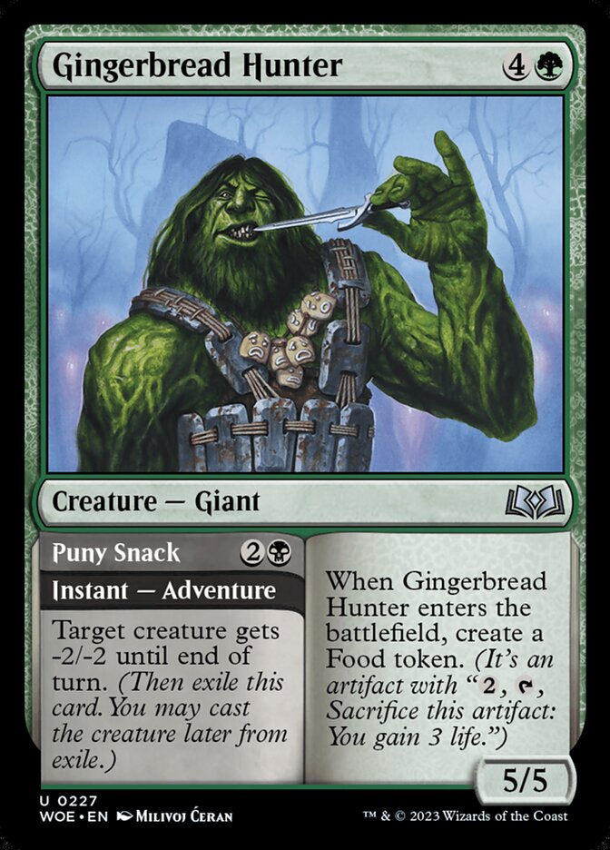 Gingerbread Hunter // Puny Snack - Foil