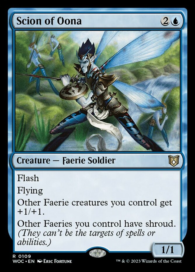 Mint/Near-Mint, French - 1 x MTG Scion of Oona Commander: Wilds of