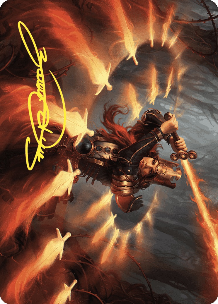 38/81 Heartflame Duelist Art Card (Gold-Stamped Signature)