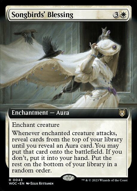 [DEPRECATED] Songbirds Blessing - Foil - Extended Art