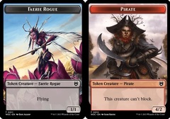 Faerie Rogue (0011) // Pirate (0012) Double-Sided Token