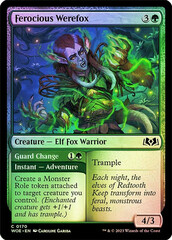 Ferocious Werefox // Guard Change - Foil