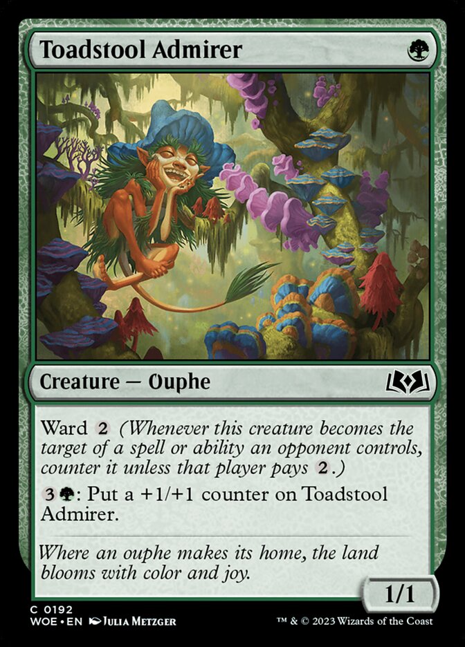 Toadstool Admirer - Foil