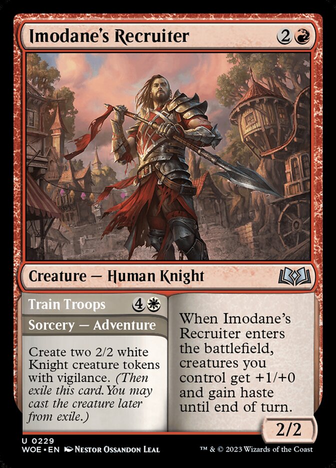 Imodanes Recruiter // Train Troops - Foil