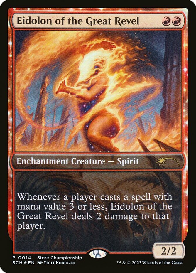 Mint/Near-Mint, English - 1 x MTG Eidolon of the Great Revel