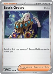 Boss's Orders (Ghetsis) - 172/193 - Non-Holo Theme Deck Exclusive