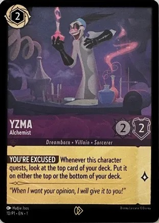 Yzma, Alchemist (10/P1) - Cold Foil