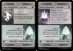 Monster Role / Virtuous Role (0001) // Royal Role / Virtuous Role (0002) Double-sided Token