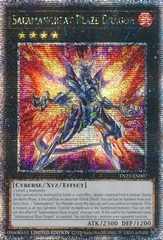 Salamangreat Blaze Dragon - TN23-EN007 - Quarter Century Secret Rare - Limited Edition