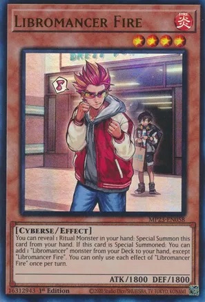 Libromancer Fire - MP23-EN058 - Ultra Rare - 1st Edition