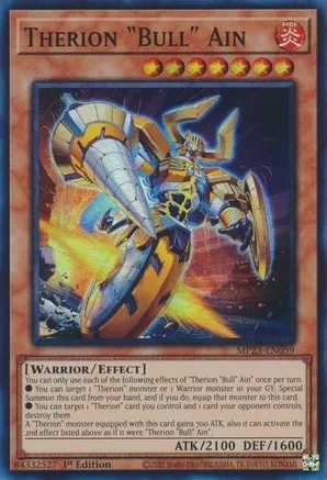 Therion Bull Ain - MP23-EN059 - Super Rare - 1st Edition