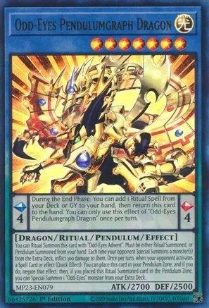 yugioh legacy of the duelist link evolution odd eyes deck Complete Custom for Yu-Gi-Oh! ARC-V Odd-Eyes Pendulumgraph Dragon - MP23-EN079