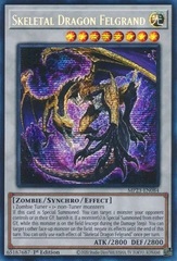 Skeletal Dragon Felgrand - MP23-EN084 - Prismatic Secret Rare - 1st Edition