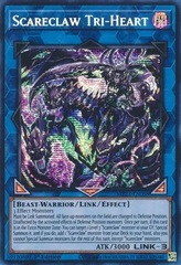 Scareclaw Tri-Heart - MP23-EN088 - Prismatic Secret Rare - 1st Edition