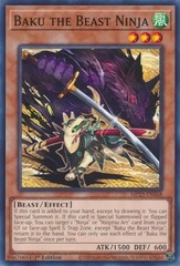 Baku the Beast Ninja - MP23-EN168 - Common - 1st Edition