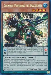 Dinomight Powerload, the Dracoslayer - MP23-EN174 - Prismatic Secret Rare - 1st Edition