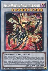 Black-Winged Assault Dragon - MP23-EN187 - Prismatic Secret Rare - 1st Edition