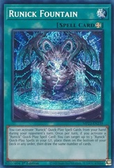 Runick Fountain - MP23-EN239 - Prismatic Secret Rare - 1st Edition