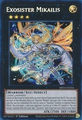 Exosister Mikailis - MP23-EN256 - Prismatic Secret Rare - 1st Edition