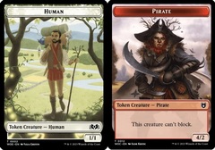 Human (0002) // Pirate (0012) Double-Sided Token