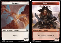 Pegasus (0009) // Pirate (0012) Double-Sided Token