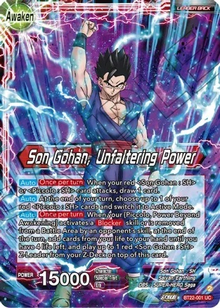 Son Gohan // Son Gohan, Unfaltering Power - BT22-001 - UC