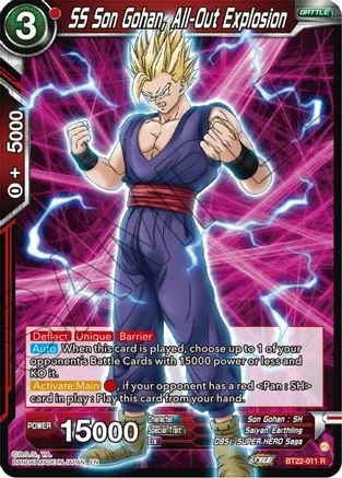 SS Son Gohan, All-Out Explosion - BT22-011 - R