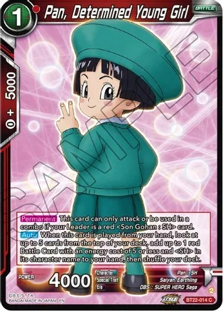 Pan, Determined Young Girl - BT22-014 - C