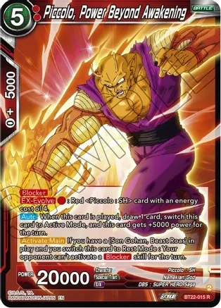Piccolo, Power Beyond Awakening - BT22-015 - R - Foil