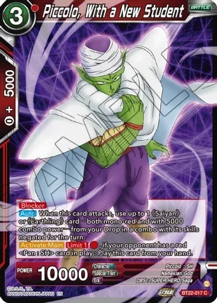 Piccolo, With a New Student - BT22-017 - C