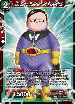 Dr. Hedo, Heroism and Aesthetics - BT22-024 - C