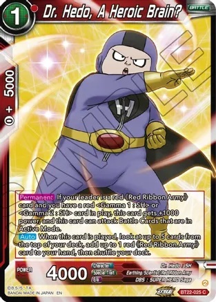 Dr Hedo, A Heroic Brain? - BT22-025 - C - Foil