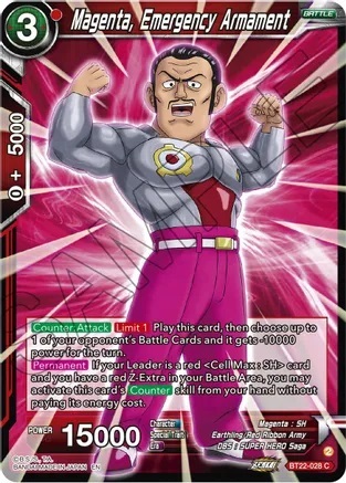 Magenta, Emergency Armament - BT22-028 - C - Foil