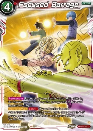 Focused Barrage - BT22-030 - C