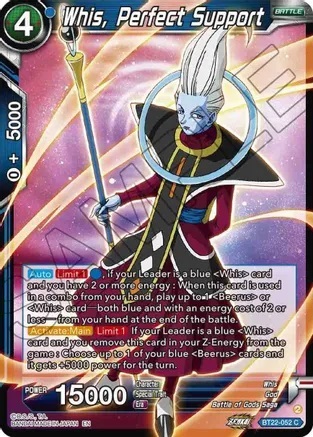 Whis, Perfect Support - BT22-052 - C - Foil