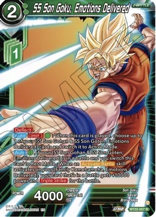 SS Son Goku, Emotions Delivered - BT22-057 - R