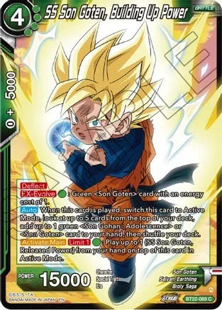 SS Son Goten, Building Up Power - BT22-069 - C