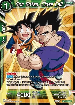 Son Goten, Close Call - BT22-070 - C