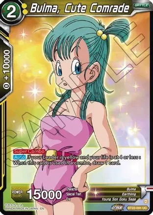 Bulma, Cute Comrade - BT22-091 - UC - Foil