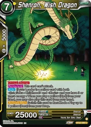 Shenron, Wish Dragon - BT22-098 - C