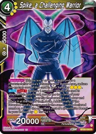 Spike, a Challenging Warrior - BT22-104 - R