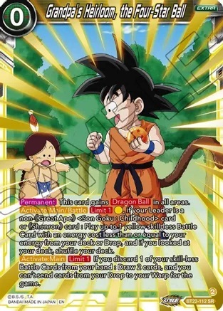 Grandpas Heirloom, the Four-Star Ball - BT22-112 - SR