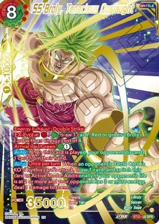 SS Broly, Tenacious Onslaught - BT22-132 - SPR