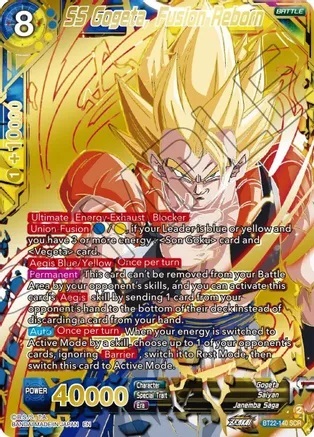 SS Gogeta, Fusion Reborn - BT22-140 - SCR