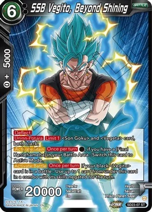 SSB Vegito, Beyond Shining - SD23-07 - ST