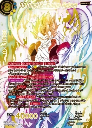 SS Gogeta, Fusion Reborn - BT22-140 - God Rare