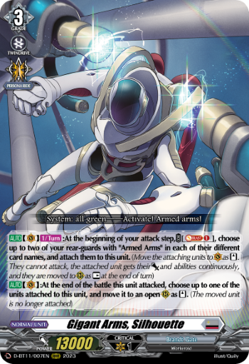 Gigant Arms, Silhouette - D-BT11/007EN - RRR